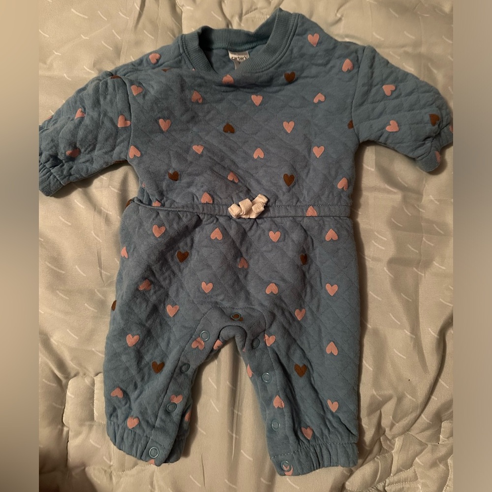 Carter's Quilted Heart Romper